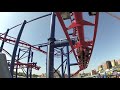 soarin eagle on ride pov at luna park coney island new york full hd