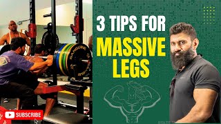 3 Easy tips for BIGGER LEGS | Avoid these mistakes in leg workout | Biglee Tamil