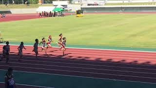 12.43　女子100ｍ　決勝　東海中学校総合大会　2019　陸上