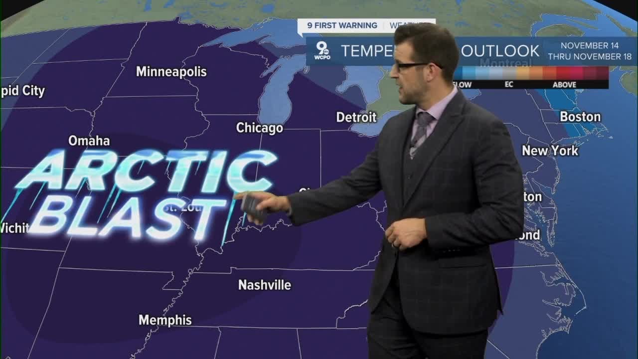 Coldest Air Of The Season Expected This Weekend - YouTube