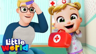 Doctor Checkup (Boo Boo Dress Up) | Little World Kids Songs & Nursery Rhymes