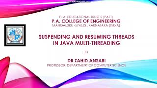 Java Multi-threading Part-10 (Suspending and Resuming Threads)