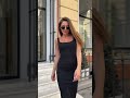 Елегантна жіноча сексуальна сукня довжини міді в рубчик fashion ootd outfit