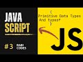 Primitive Data Types in JavaScript | JavaScript Tutorial #3 | Rabi Codes