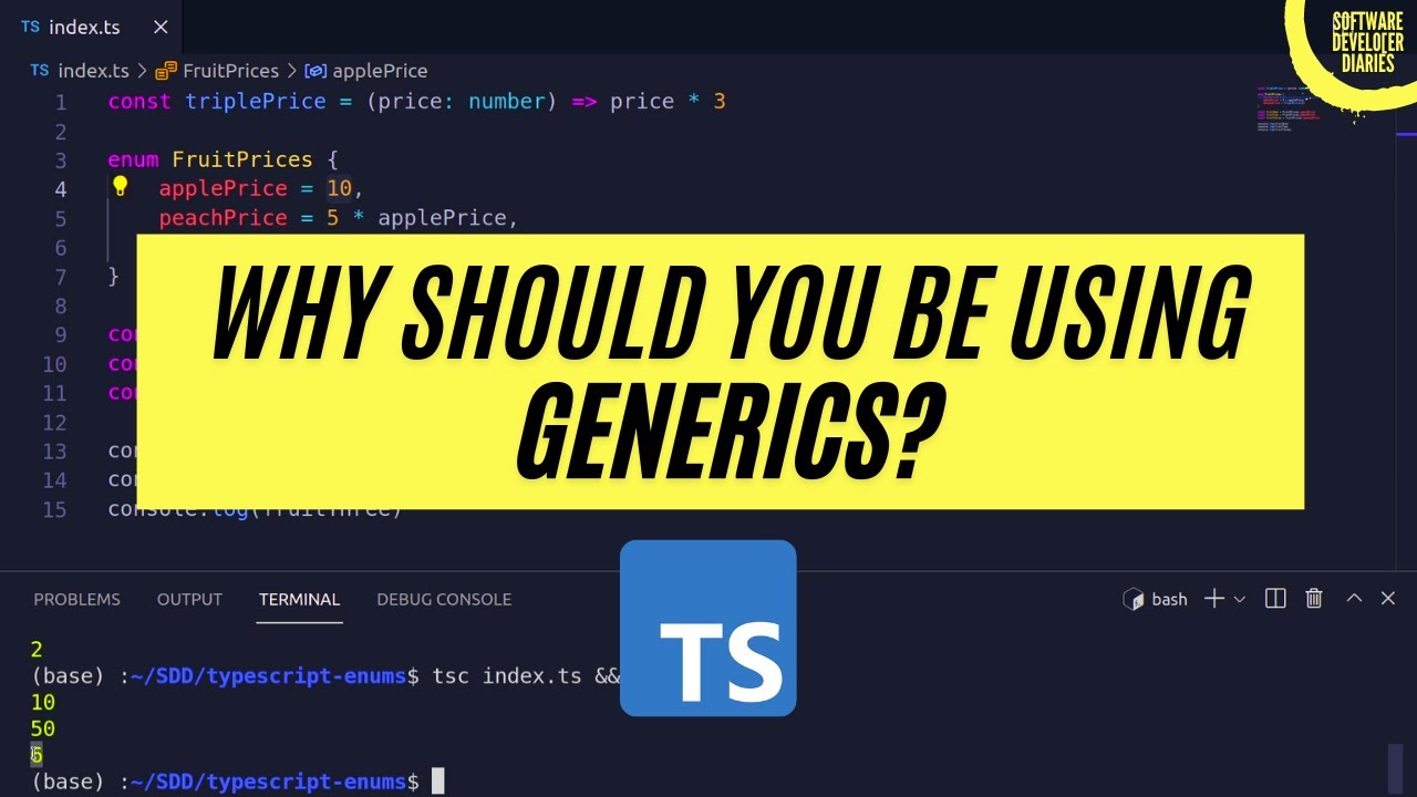 TypeScript Generics: All You Need To Know - YouTube