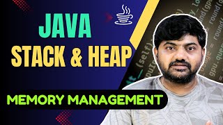 #23 Java Stack vs Heap Memory | Easy Real World Explanation in Telugu