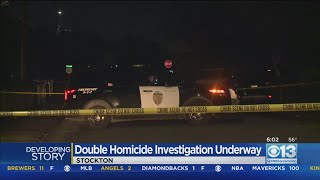 Man, Woman Found Shot Dead In Car In Stockton; Third Person Taken To Hospital
