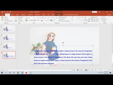 PowerPoint: Set Transparent Background Picture to All Slides