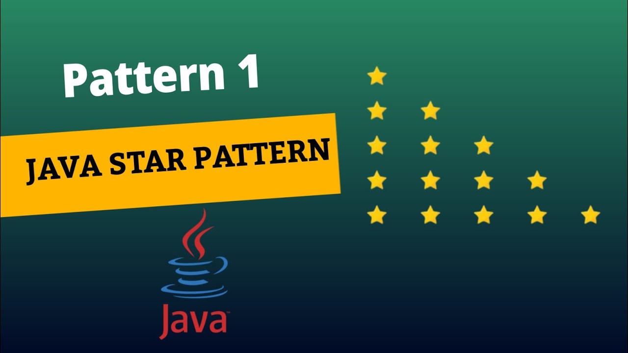 Star Pattern Right Triangle Star Pattern Program Logic In Java