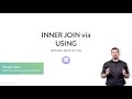 SQL Tutorial: INNER JOIN via USING