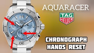 Reset Chronograph Hands For TAG HEUER Aquaracer CBP1112 Watches