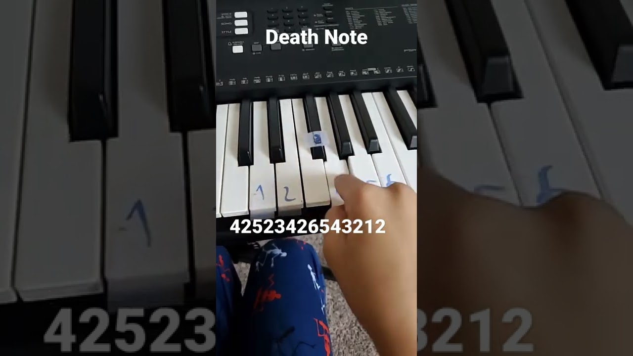 Death Note Piano Deathnote Easy Chords Chordify