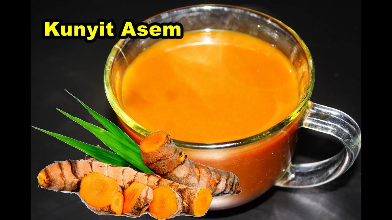 Resep Kunyit Asem Enak Dan Segar (Jamu Kunyit Asem) - YouTube