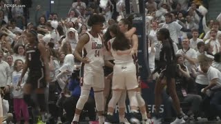 UConn falls to South Carolina 81-77 in rematch of NCAA Championship