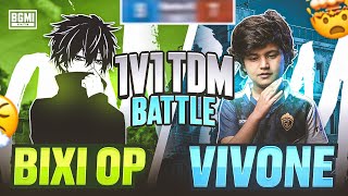 1v1 TDM Battle Bixi OP Vs Vivone @vivonegamer | 8 Years old GODLike Player | BGMI Highlights
