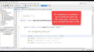 8.-Curso Java desde cero.- Operadores || Operadores de asignación.