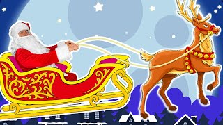 Christmas Songs - Santa is his name | Wheels on the bus + More Kids Songs | Anuta Kids Channel