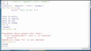 Python tutorial 9: For and While loops