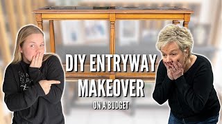 Surprising my Mom with a Furniture Flip | 75 Yr. Old Console Table Makeover