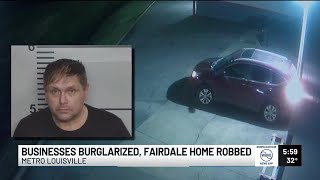 Surveillance video, neighbors help connect suspect to Louisville Metro crime spree