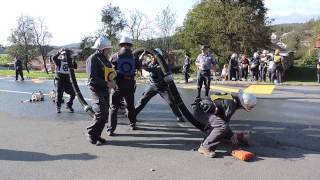 Memorial Staša Lebarja 11.10.2014, hitra mokra vaja - 1. mesto PGD Velika vas, člani A2