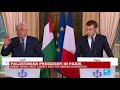 replay french president macron palestinian leader abbas hold joint press conference