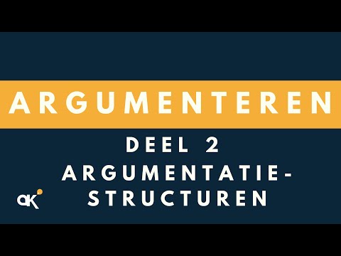 Argumenteren | Argumenteren: Argumentatiestructuren (2/4 ...