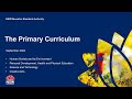 Unpacking the Primary Curriculum