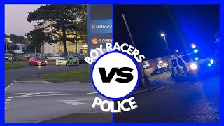 BOY RACERS VS THE POLICE ? | PLYMOUTH HALLOWEEN CAR MEET