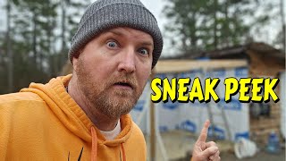 SEE IT FIRST BIG PROGRESS |tiny house, homesteading, off-grid, cabin build, DIY HOW TO tiny cabin