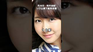 先月ＡＫＢ卒業の柏木由紀が危機感  #shorts #柏木由紀 #AKB48 #卒業 #ソロ活動 #アイドル