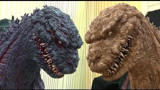 Shin Godzilla (シン - ゴジラ） Regular \u0026 Gold Replicas by Kaiyodo (海洋堂)@ Kaiyodo Hobby Lobby Akihabara