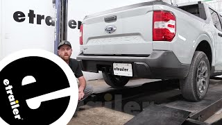 etrailer | Set up: Curt Trailer Hitch Receiver on a 2023 Ford Maverick