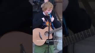 What a great guy! Love Ed Sheeran