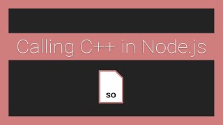 How to call Native C++ Shared Objects from Node.js