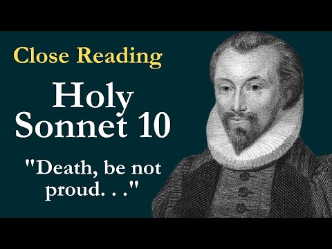 What is the tone of the poem Holy Sonnet 10?