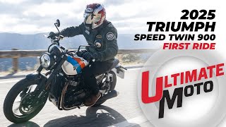 2025 Triumph Speed Twin 900 First Ride Review | Ultimate Motorcycling