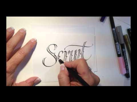 Tattoo Style Lettering with Lisa Engelbrecht Tattoo Style Lettering with Lisa Engelbrecht