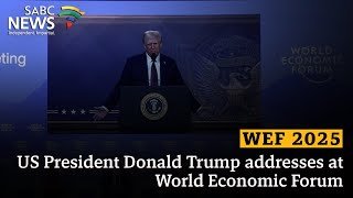 WEF 2025 | US President Donald Trump addresses at World Economic Forum