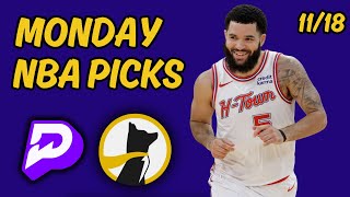 BEST NBA PRIZEPICKS | MONDAY | 11/18/24 | FREE NBA PICKS , Player props, & MNF Straight bet