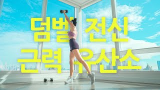 20 Min Dumbbell Full Body Workout - 20분 덤벨 전신운동 홈트