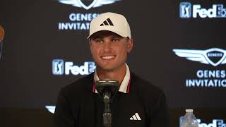 Ludvig Aberg Winners Press Conference 2025 Genesis Invitational