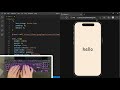 ASMR Programming - iPhone 15 using HTML CSS - No Talking