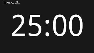 25 Minute Countup Timer