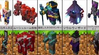 Minecraftのモブ対マインクラフトのダンジョンモブパート2 (2021)