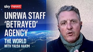 Accused UNRWA staff 'betrayed' agency, says group's Gaza chief | Israel-Hamas war