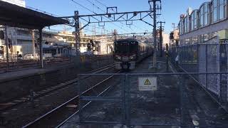 広島駅 山陽線 普通 岩国行き 到着