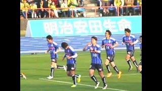 2016.04.29水戸vs千葉、水戸・ソンジュフン選手ゴールシーン