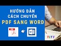 Hướng dẫn cách chuyển file PDF sang WORD online miễn phí 2023