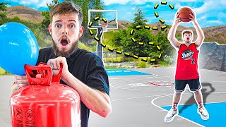 We Shot Helium Filled Basketballs Until This Happened...
